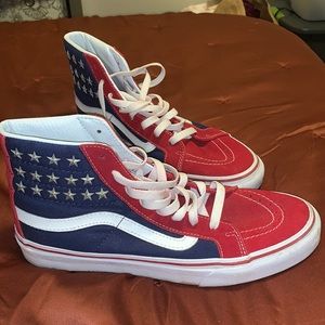 American Flag Style Vans